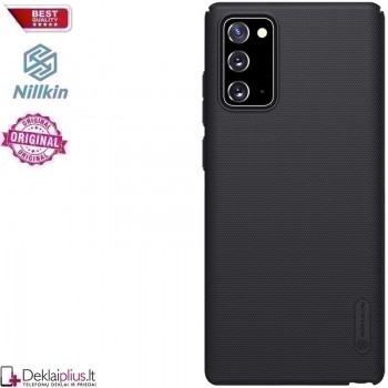 Nillkin Frosted shield dėklas - juodas (Samsung Note 20)